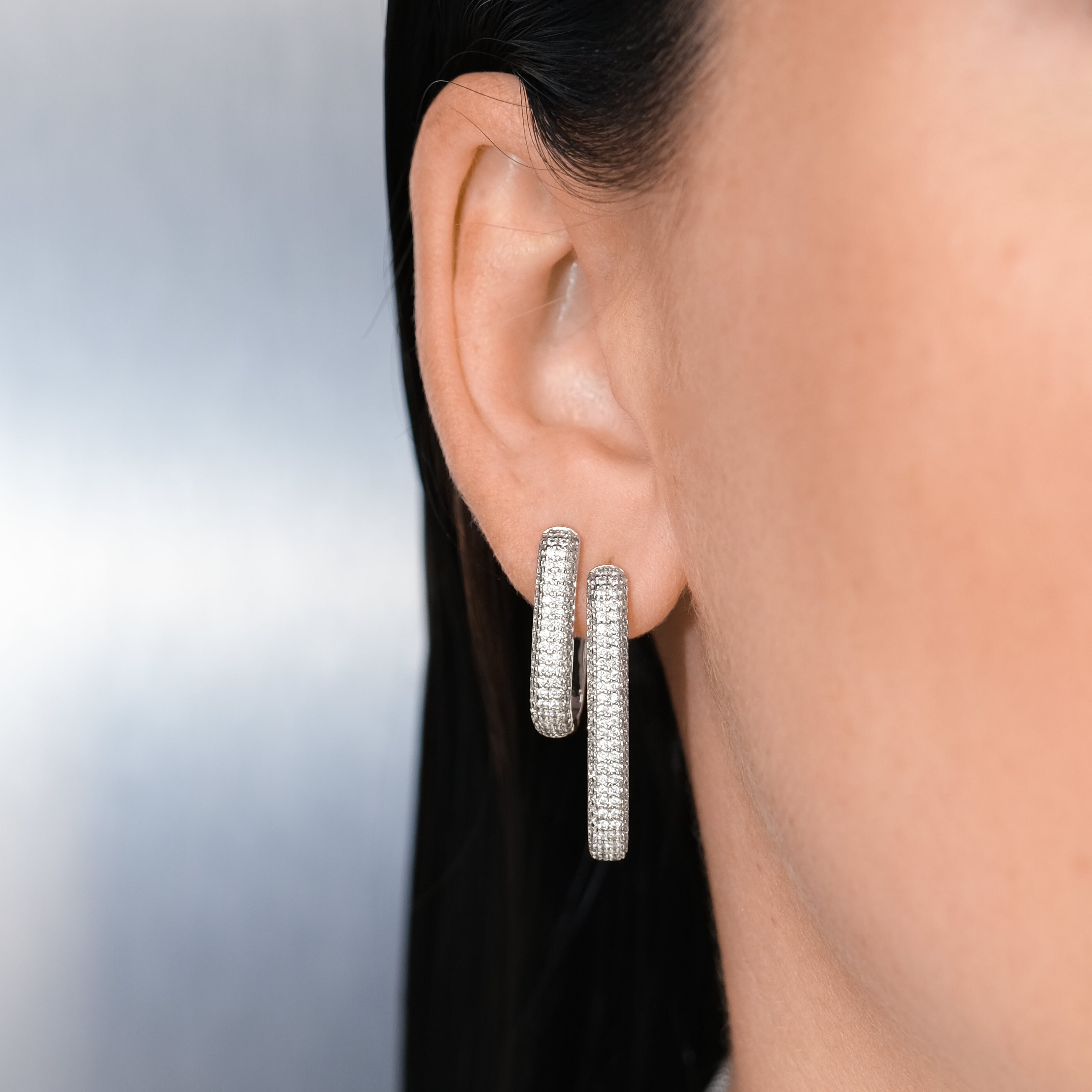 ICELONG_ICESHORT_EARRING_SILVER_EAR