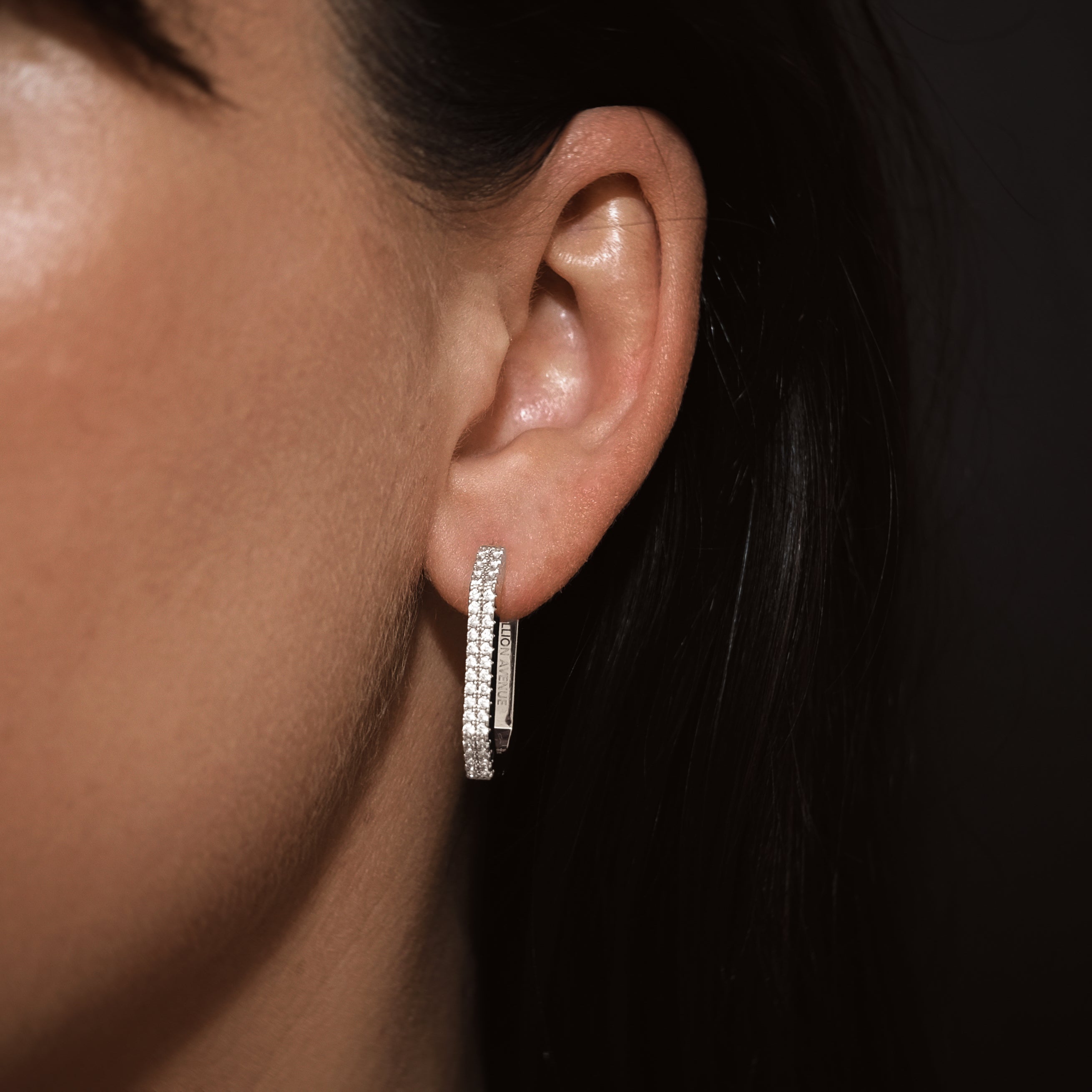 OCTA SHORT DIAMOND EARRING