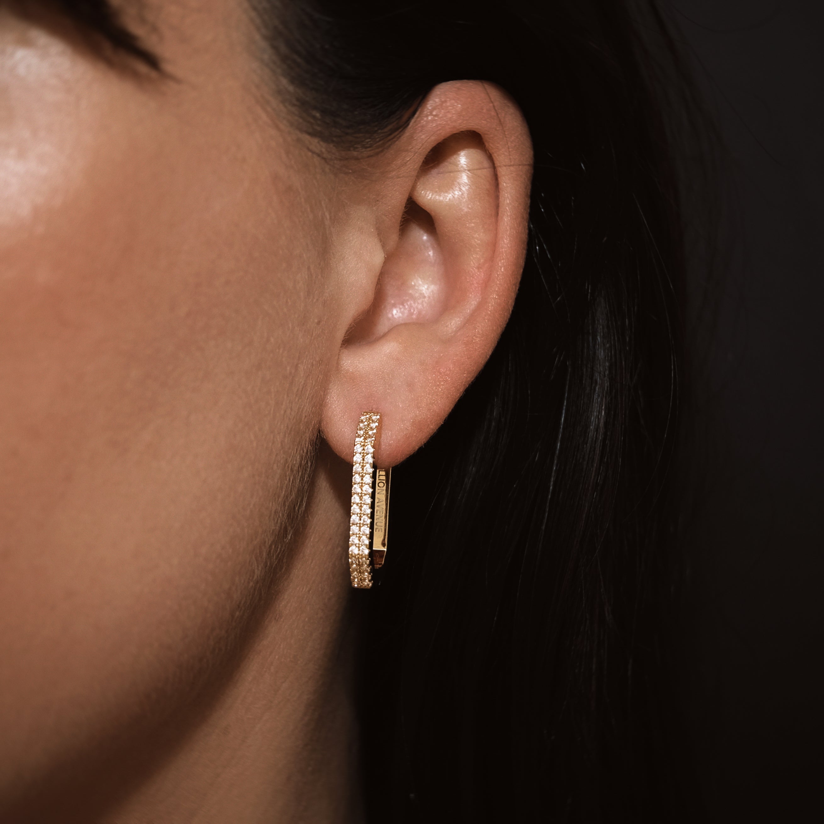 OCTA SHORT DIAMOND EARRING